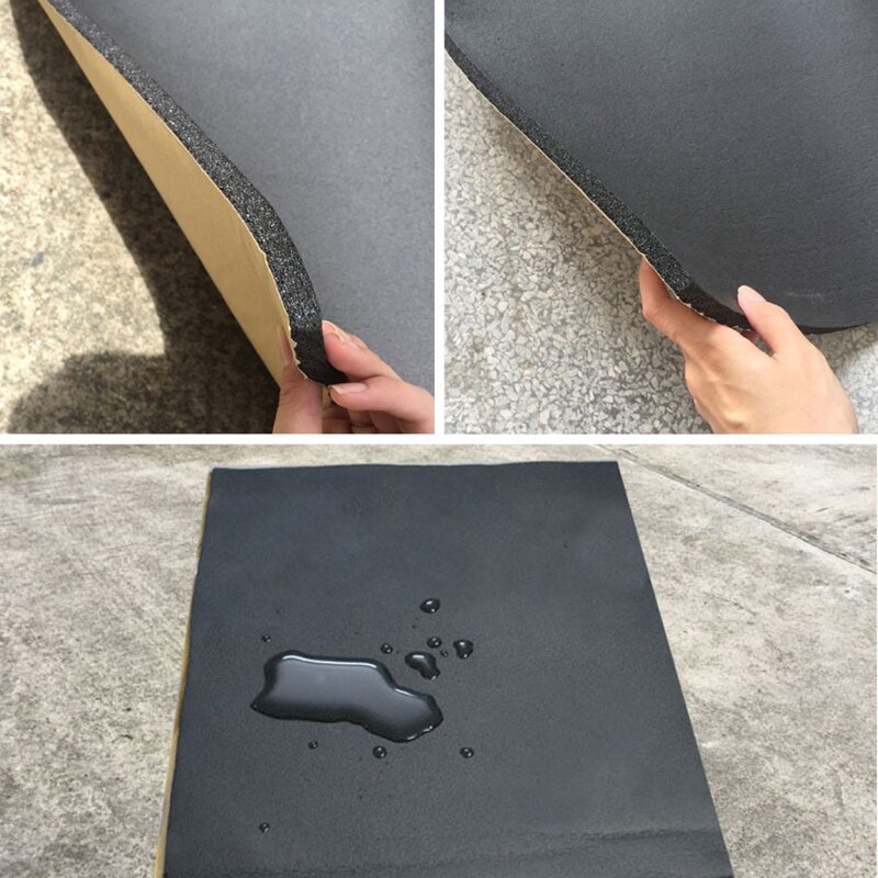 1Roll 200cmx50cm 3mm/6mm/8mm Adhesive Closed Cell Foam Sheets Soundproof Insulation Home Car Sound Acoustic Insulation Thermal