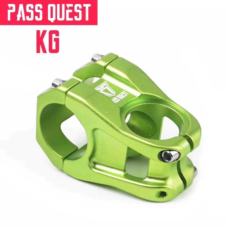Pass quest haste de bicicleta mountain bike, haste de liga de alumínio 0 graus l: 40mm, acessórios de hastes de bicicleta mtb ultraleve, peça de ciclismo