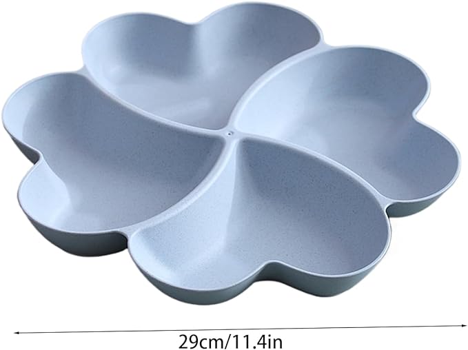 Talerz na słodycze Talerz na suszone owoce Kosz na owoce Talerz na owoce w kształcie serca Talerz na słodycze Przekąnarty Orzechy Miska Pojemnik na miskę: Niebieski