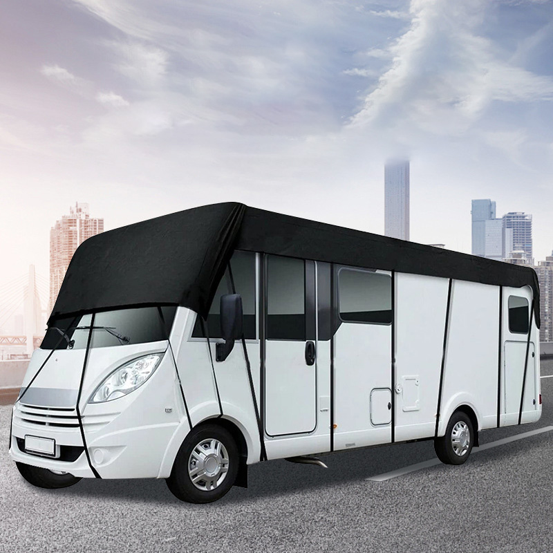 Cubierta protectora de techo para RV, tela Oxford 210D, portátil, autocaravana, cubierta de lona superior, protector impermeable para sombrilla