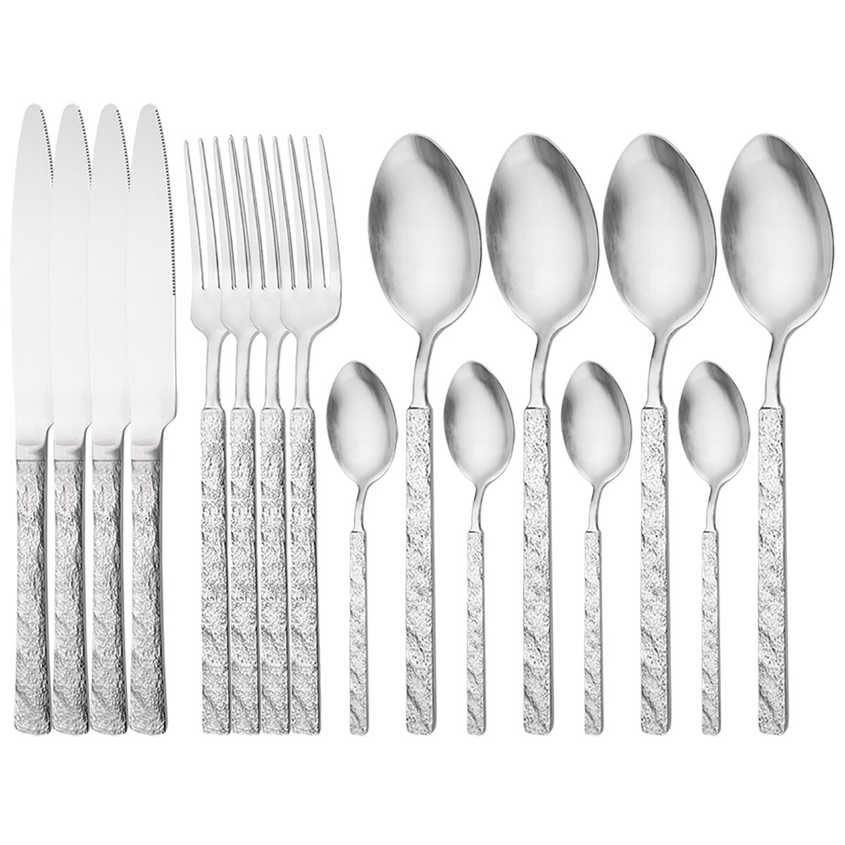Farberware 10-Piece 18/0 Stainless Steel Dinner Spoon Set Alexandria
