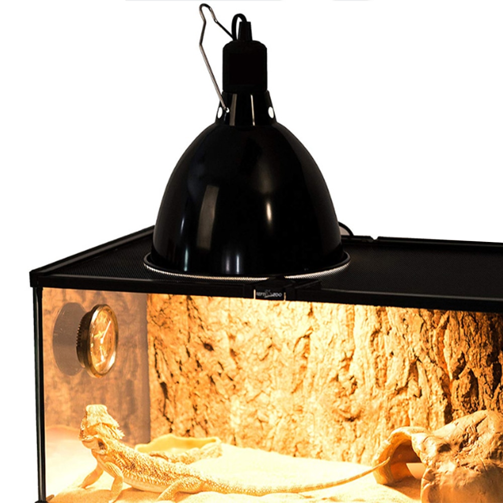 Simple Light Holder Reptile Heating Lamp Stand Pet Light Bulb Holder Lampshade Emitter Lamp Cover