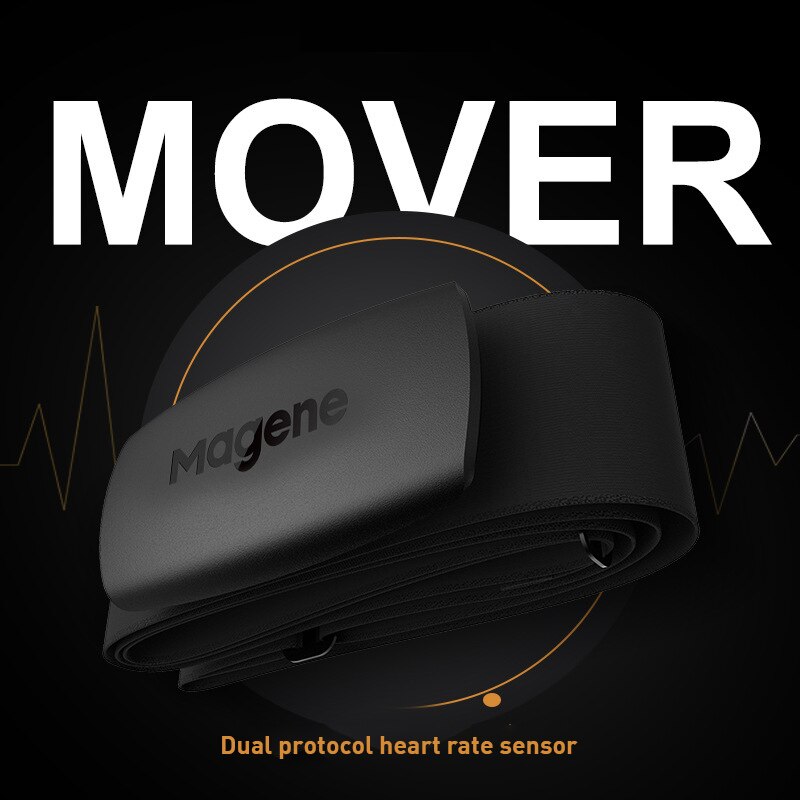 H64 Mover ANT Bluetooth Heart Rate Monitor For Men And Women IP67 Waterproof Sports Running HR Sensor With Chest Strap Cycling