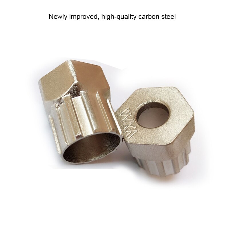 Fietsreparatiegereedschap, freewheel tandwiel verwijderaar, mtb-dop, koolstofstalen sleutel, reparatiegereedschap, racefiets mtb achternaaf tandwiel verwijderaar