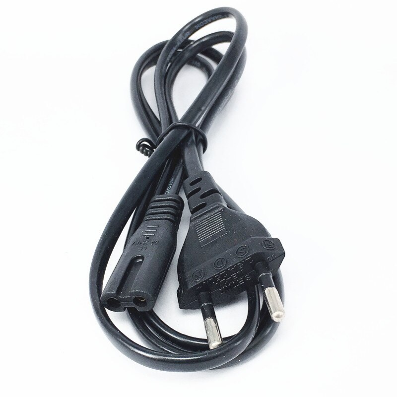 Europese Eu Power Kabel Euro Plug C7 Figuur 8 Ac Adapter Voeding Lead Cord 1.4M Voor Draagbare Radio acculaders Psp 4