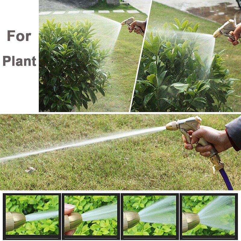 Metal High Pressure Garden Shower / All Metal Garden Sprayer Adjustable Water Flow for Garden Irrigation, Car Wash
