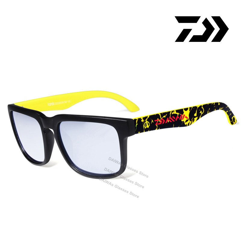 Daiwa UV400 Mannen Gepolariseerde Vissen Zonnebril Visser Camping Wandelen Ski Goggles Bike Fietsen Bril Sport Vissen Brillen