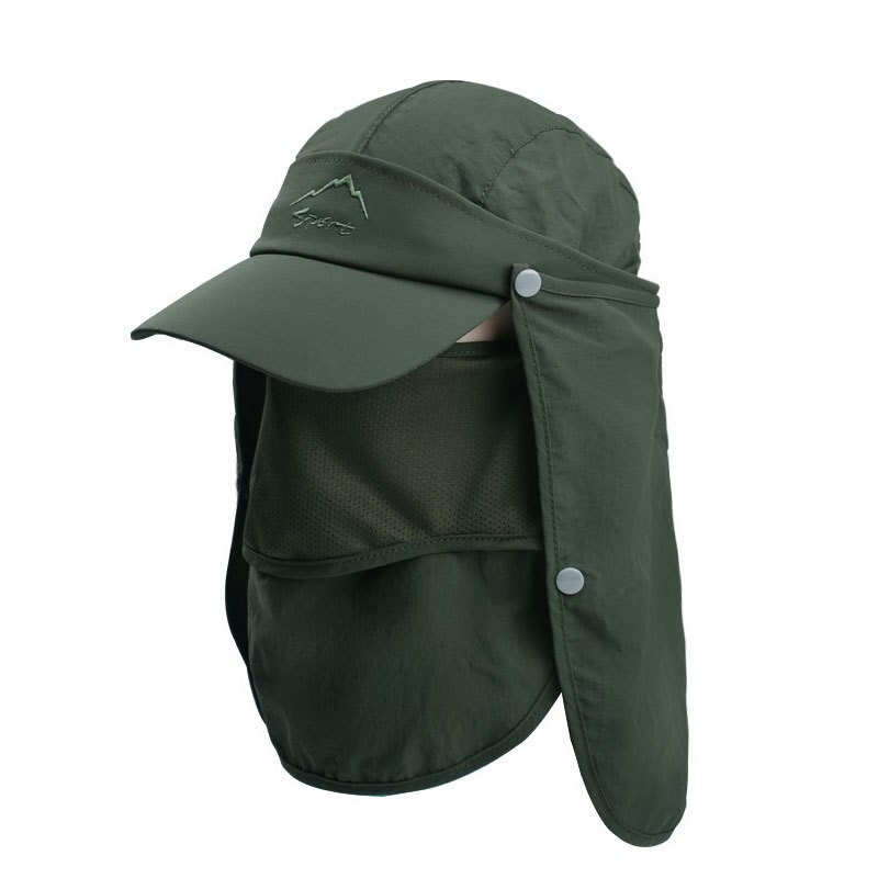 Unisexe Protection solaire chapeau Protection UV visage cou rabat chapeau de soleil visage homme chapeau de soleil été chapeau travail décontracté Isolation Protection