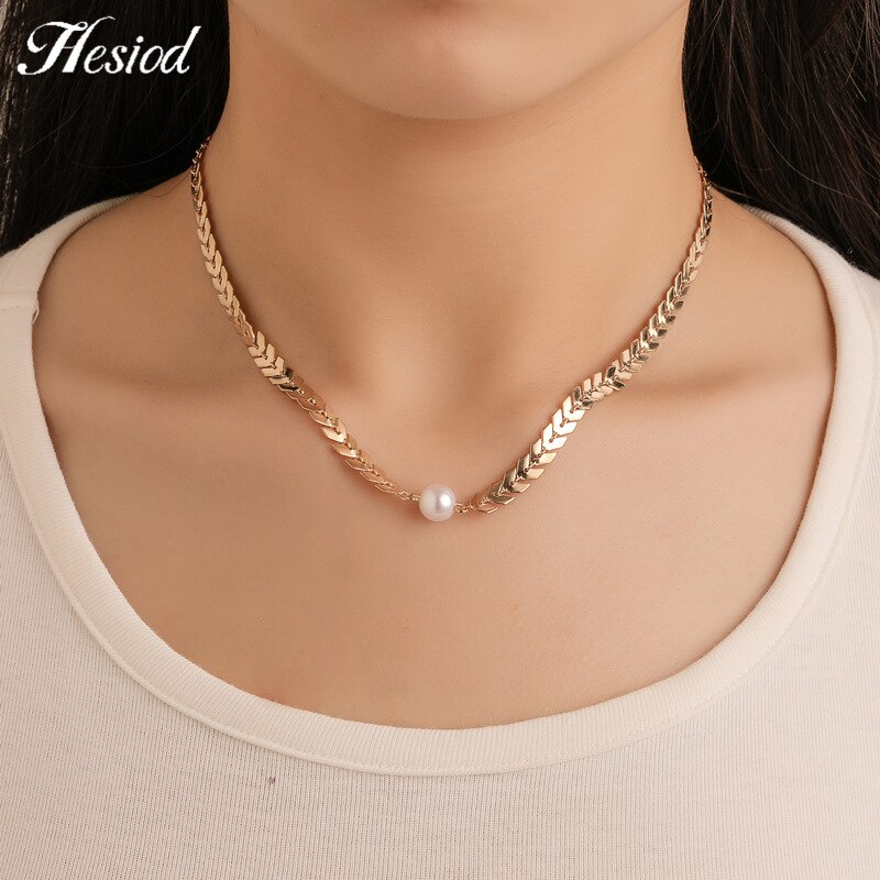 Hesiod Vintage Bohemia Multi-layer Hollowed Flower Necklace For Women Rhinestone Crystal Collar Necklace Pearl Choker