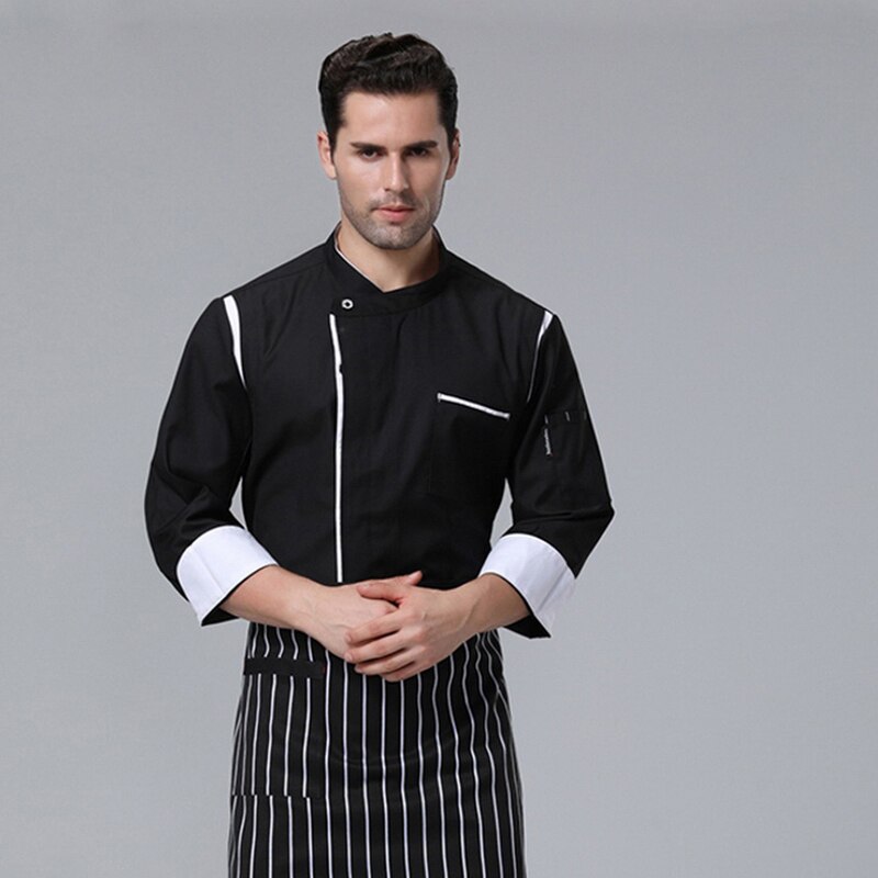 Long Sleeve Chef Clothes Uniform Restaurant Kitchen Cooking Chef Coat Waiter Work Jackets Professid Dress Chef Jacket chef works