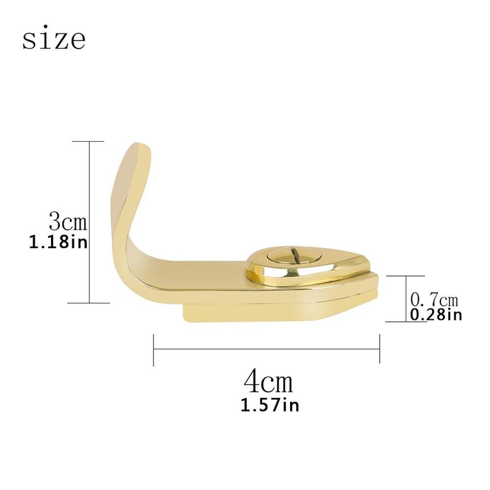 Saxofoon Sax Duimsteun Haak Alto Sax Reparatie Onderdelen Messing Ongeverfd + Vinger Greep Pad Saxofoon Sax Duimsteun haak 1Pcs