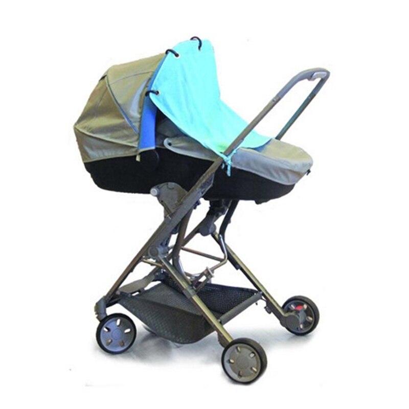 Kinderwagen Accessoires Zonnekap Geventileerde Zon Bescherming Cover Rolling Gordijn Zonnescherm Doek