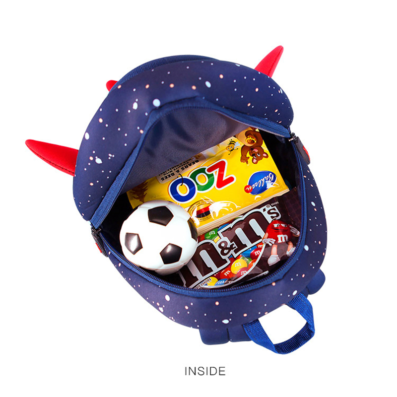 Mochila para niños Anti-Pérdida 3D Cohete De Dibujos Animados, bolsas escolares para niños y niñas, bolsa de neopreno para niños pequeños, bolsa de guardería, cápsula espacial