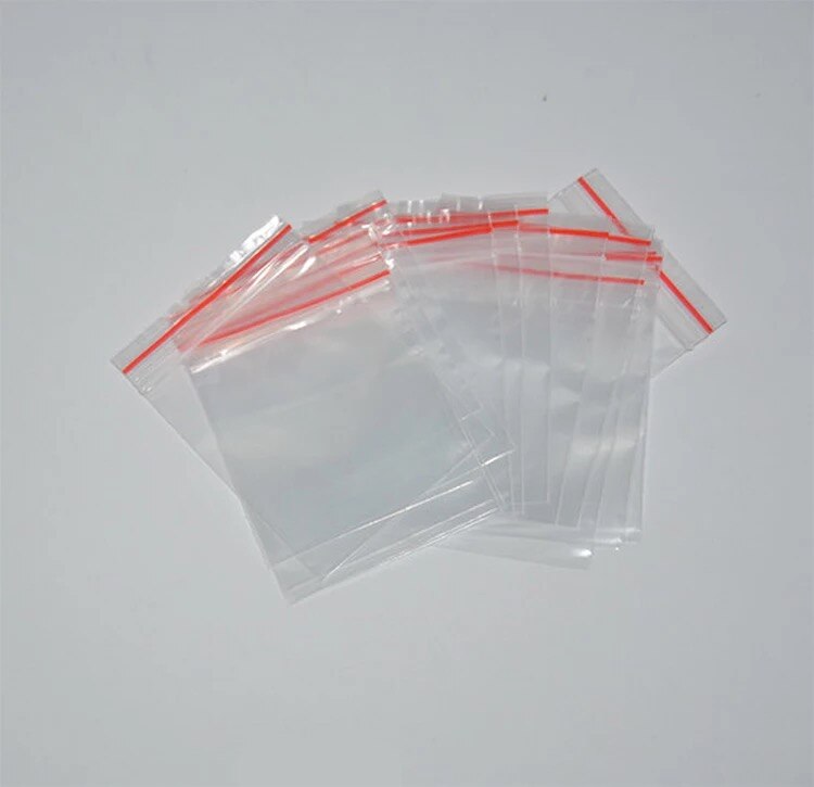 7 maat 100pcs Clear Hersluitbare Plastic Zip lock Bag Kleine mini Ziplock Zakken 4x6 5x7 6x8 7x10 8x12 9x13 10x15cm