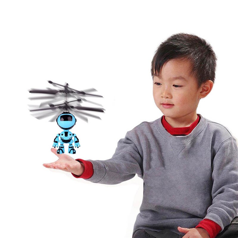 toy robot for children Mini RC Infraed Induction The Robot Flashing Light Toys For Kid toy robot for children #4D11