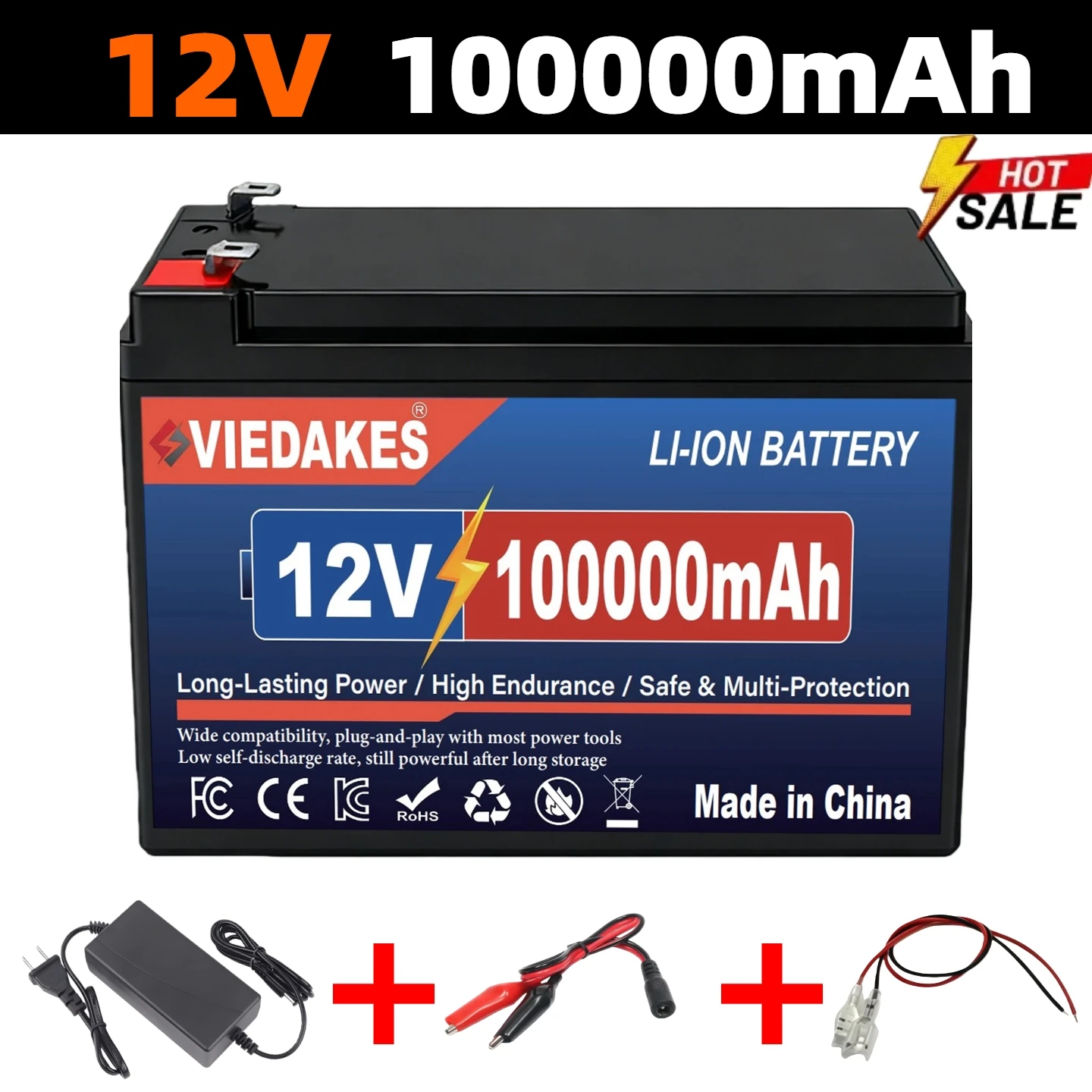 12V LiFePO4 Battery 100Ah Rechargeable lithium ion, A+ Cells for RV, Camping, Solar, Boat, sprayers, Portable Power.: PURPLE