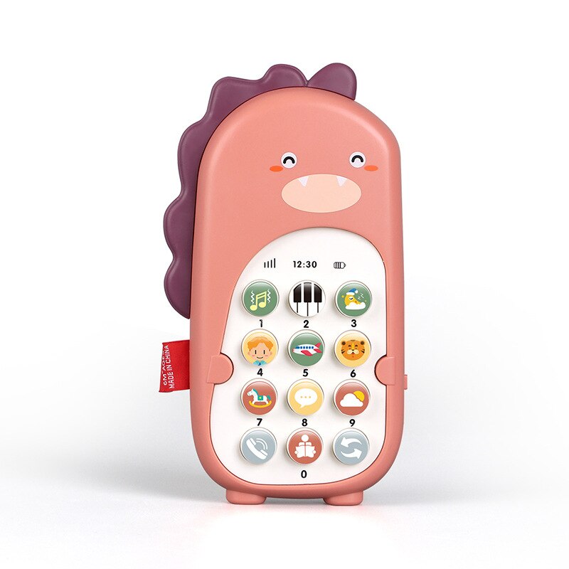 Puzzle early education baby Multi-functional hand-patted drum wisdom cube game table polyhedron wisdom house: Red