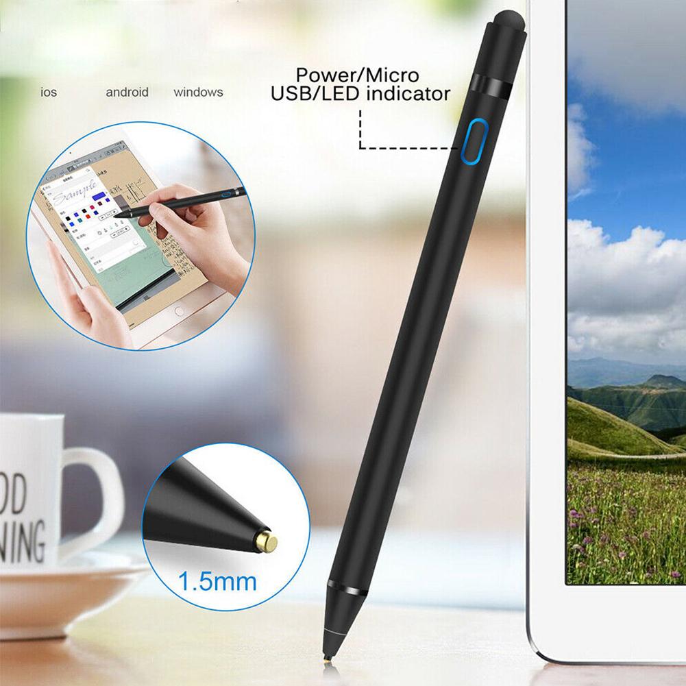 Stylus blyant til apple ipad android tablet pen tegneblyant 2 i 1 kapacitiv skærm touch pen mobiltelefon smart pen tilbehør