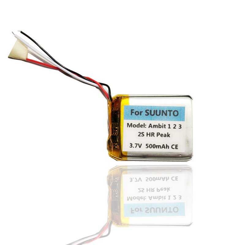 500mAh Polimyer Rechargeable Battery For SUUNTO Ambit 1 2 3 2s HR Peak Smart Watch Batterie Accumulator AKKU