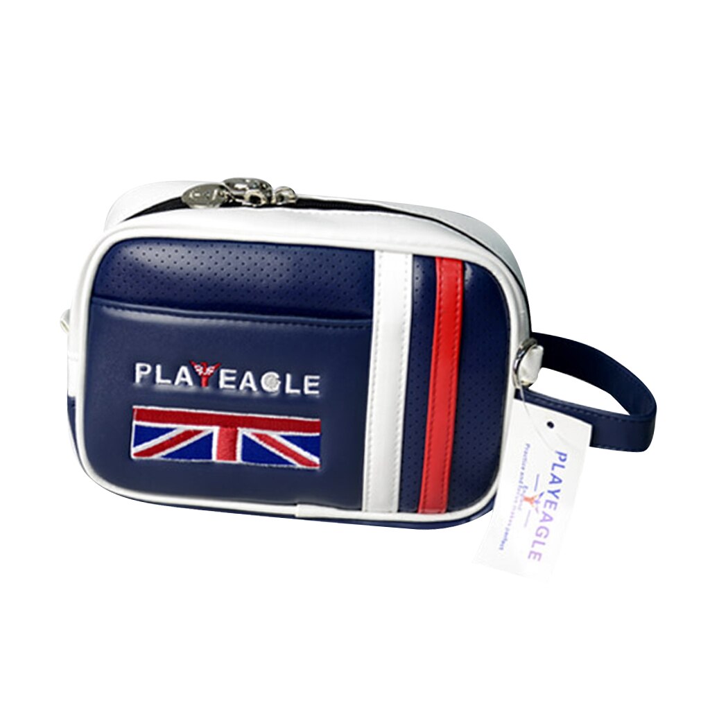 Golf Valuables Pouch Golfer Club Accessories Ball Markers Tees Holder Ditty Bag Zippered: Royal Blue