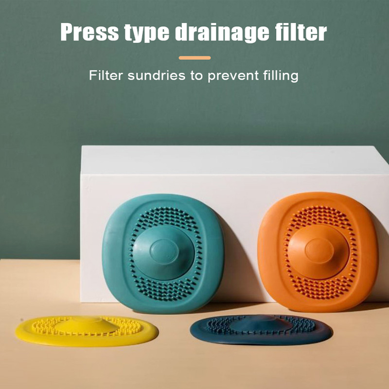 Silikon Waschbecken Abfluss Sieb Dusche Filter Abfluss Abdeckung Stopper Waschbecken Sieb Ablauf Boden Ablauf Haar Catcher Badezimmer Zubehör