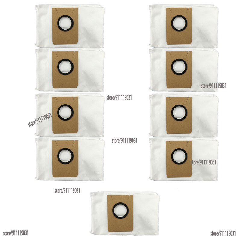 Sacs de poussière pour aspirateur Robot ECOVACS DEEBOT X1 OMNI, sacs anti-fuite de grande capacité, pièces de rechange, accessoires: 9PCS Dust Bag