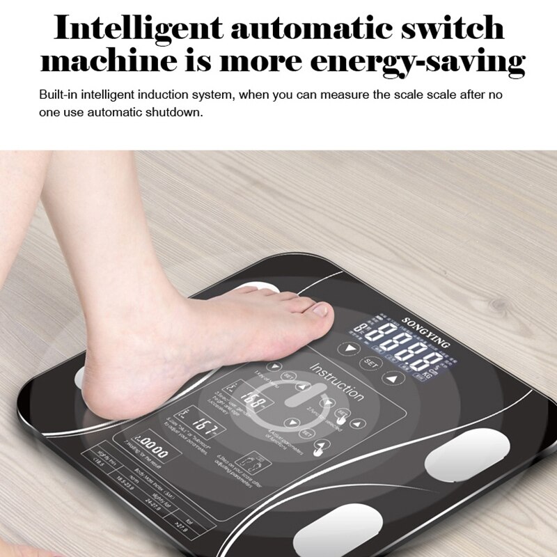 Body Scale Smart Wireless Digital Weight Body Composition Analyzer