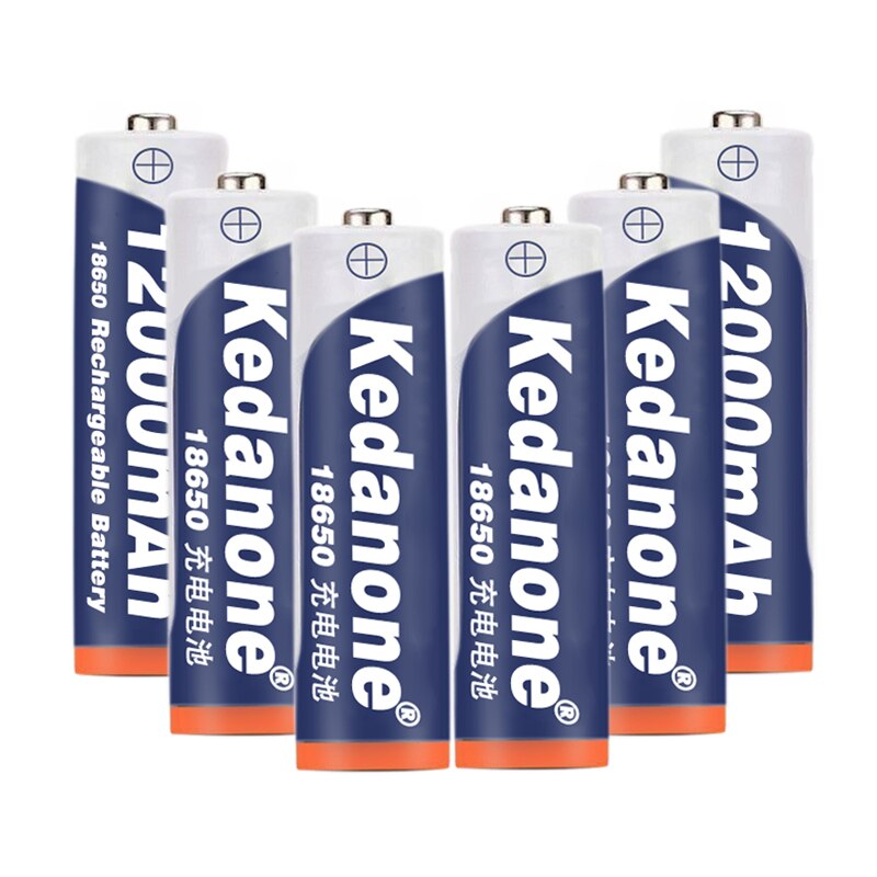 18650 Batterij Oplaadbare Batterij 3.7V 18650 12000 Mah Capaciteit Li-Ion Oplaadbare Batterij Voor Zaklamp Zaklamp Batterij