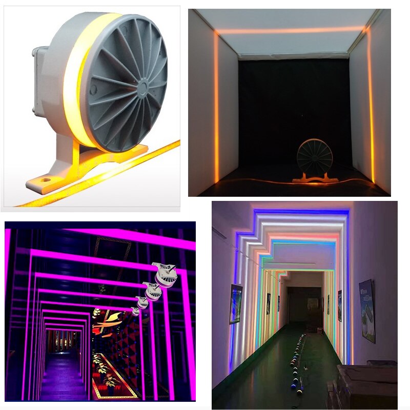 12W RGB LED Fenster sill licht für Tür Rahmen Zauberstab KTV Hotel Bar Korridor kabellos LED Zauberstab Lampen 360 grad Fenster Beleuchtung