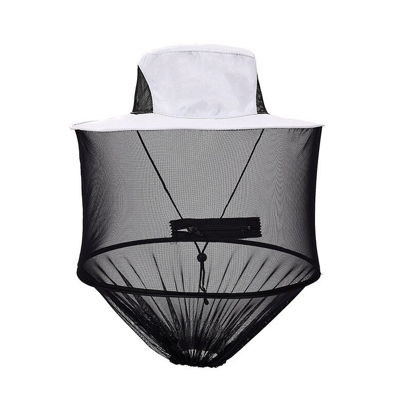 Emmer Hoed Met Mesh Rits Outdoor Zonnescherm Cap Anti Mosquito Insect Lichtgewicht Ademend Vouwen Camping Vissen Hoed