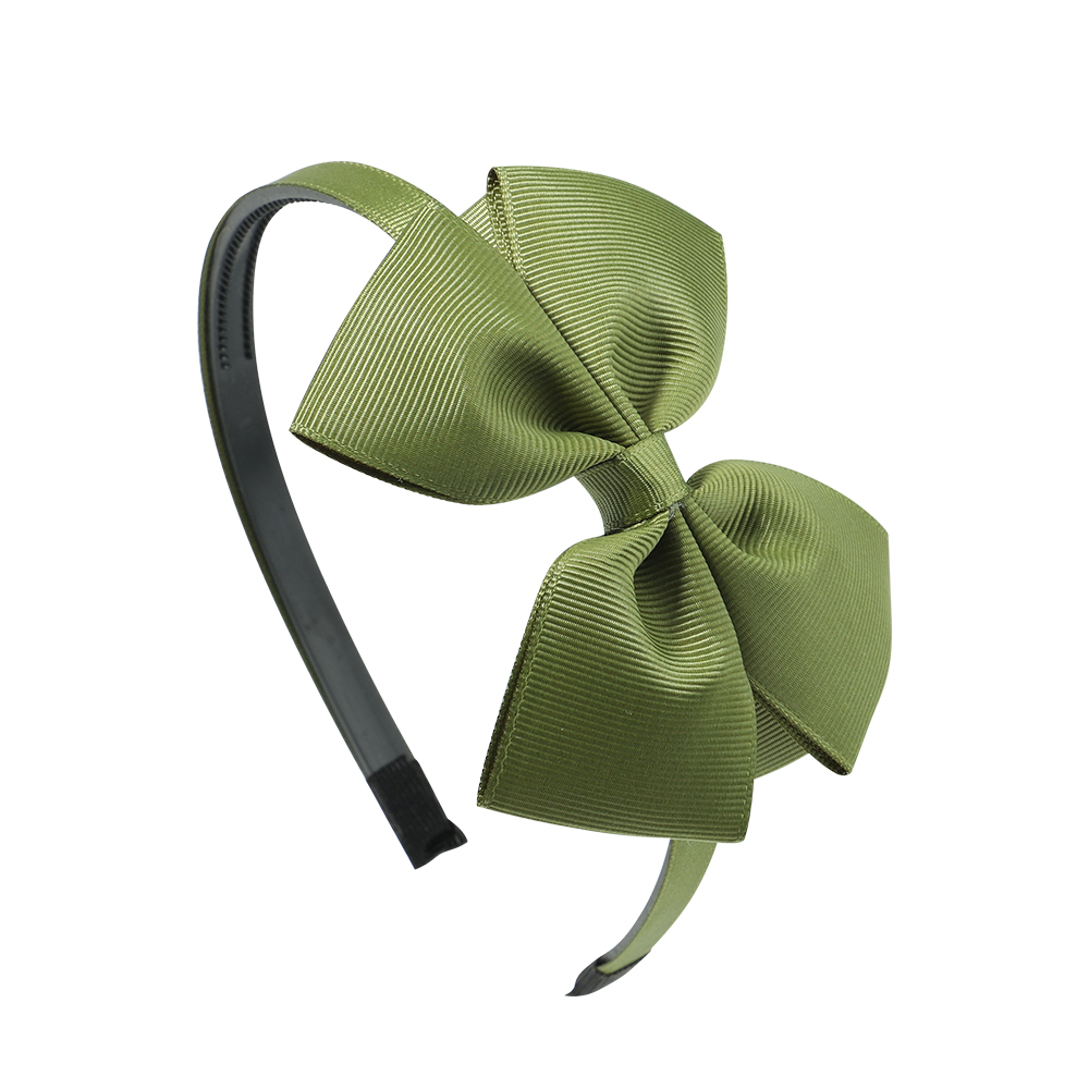 1 pieza, 20 colores, banda para el cabello con lazo, cinta bonita para bebé, lazos para el cabello hechos a mano, diademas, diadema, accesorios para el cabello para niñas: Dark Brown