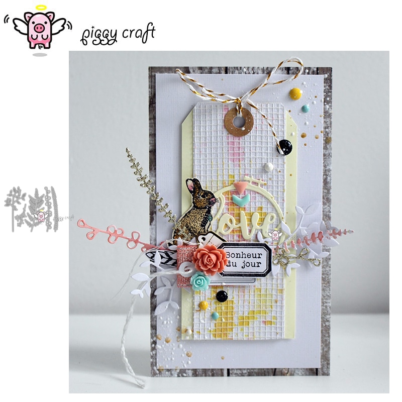 grisen håndverk metall skjæreformator kutte form 5 stk blad kvister stripe utklippsbok papir håndverk kniv form blad stanse sjablonger dør