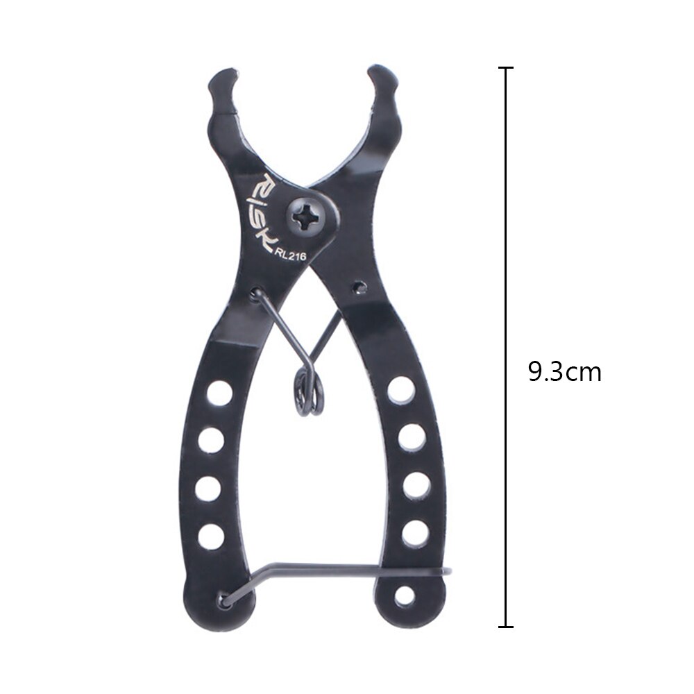 Alicates para cadena de bicicleta, Mini Cadena de bicicleta de montaña, herramienta de reparación de calibre de enlace rápido, pinzas, tornillo de medida, gancho de cadena, accesorios para ciclismo