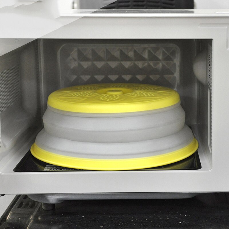 Halkfri multifunktionell plastkåpa skål färsk mat överdrag verktyg kylskåp köksutrustning hopfällbart mikrovågsugnslock