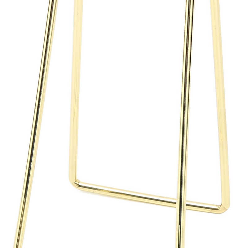 Picture Frame Stands Golden Coated Stable Display Delicate Workmanship Display Holder Stands Sturdy Metal for Nail Art Designs