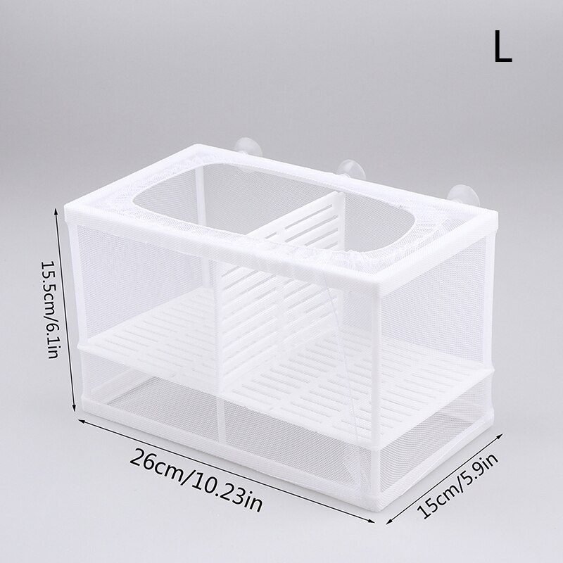 1 set Fish Tank Aquarium Breeding Box Hatchery Float Breeder Box Isolation Breeding Breeder Box