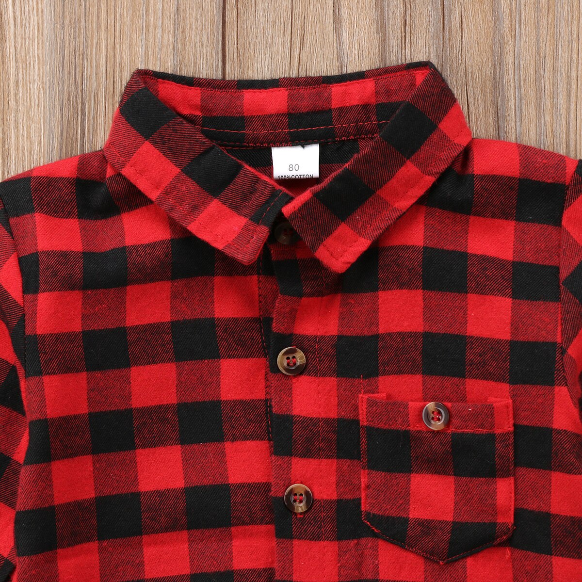 Camiseta a cuadros negra y roja para niño, camisa de manga larga para niño, jerséis, Tops de talla 2-7