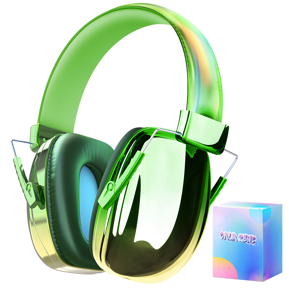 Auriculares con cancelación de ruido para niños, orejeras para niños, protección auditiva para niños, bebés, protectores auditivos con cancelación de ruido, para niños: Morado