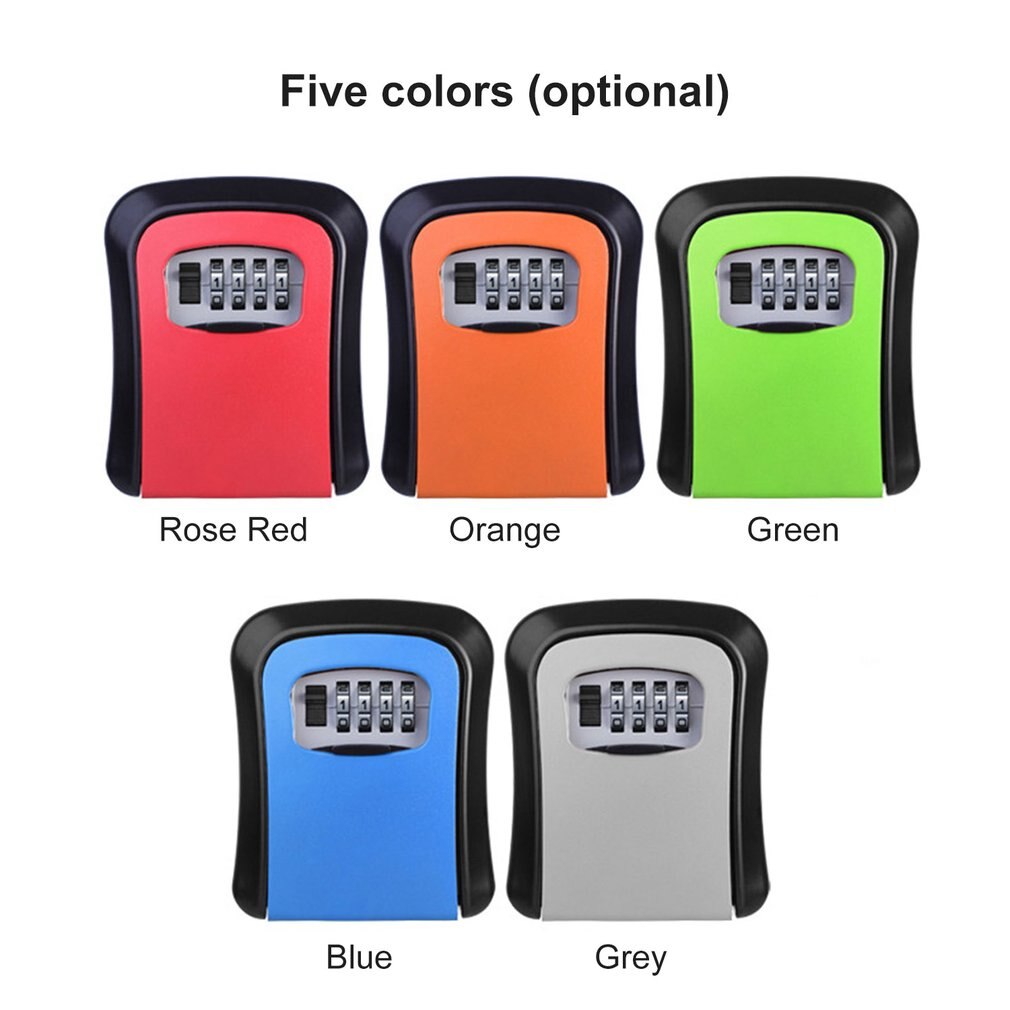 Key Card Password Box, Master Key Box, Password Lock, Decorated Cipher Key Box KS008 4 Digit Wall-mounted Curved / / / Home