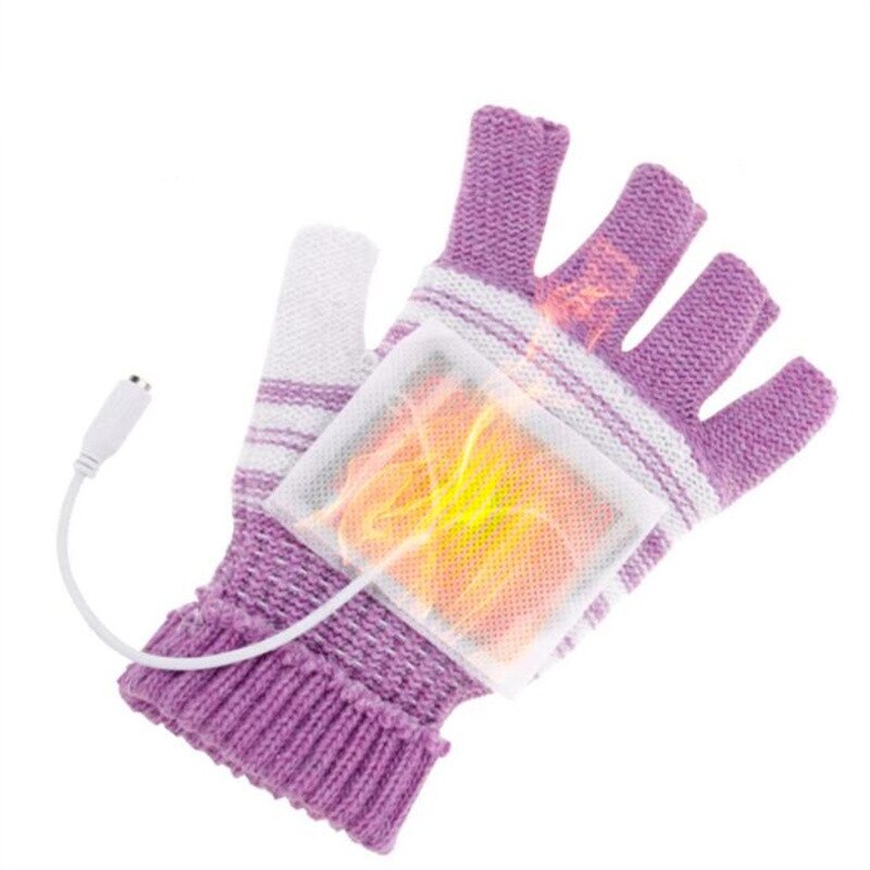 Usb Verwarmde Handschoenen Winter Thermische Handwarmer Elektrische Verwarming Handschoen Huishoudelijke Levert Indoor Kantoor Bike Fietsen Handschoen 5V