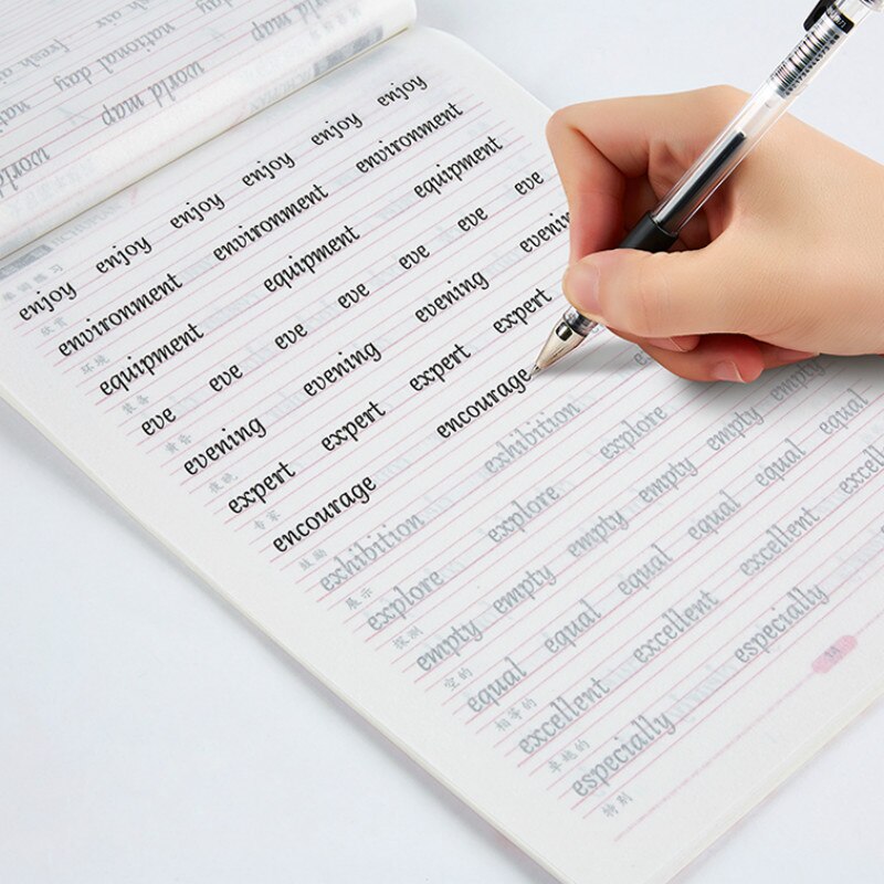 Writing Copybooks English Writing Practice Student English Words Exercises Copybook Repeatable Auto Dry Calligraphy Practice
