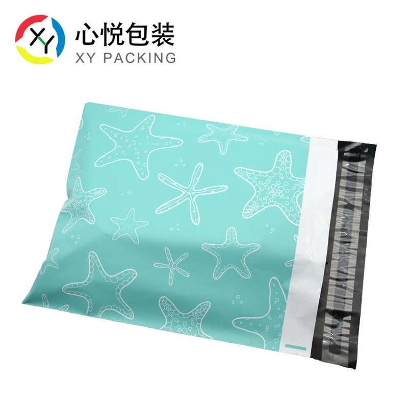 100pcsLarge express bag thickened plastic waterproof logistics packaging bag cyan package transportation bag