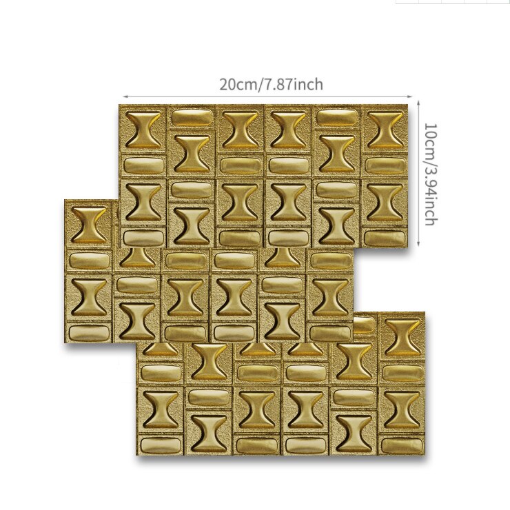Pvc Zelfklevende Muursticker Tegel Sticker Keuken Badkamer Woonkamer Diy Decoratieve Behang Waterdicht En Oilproof: Pattern 6