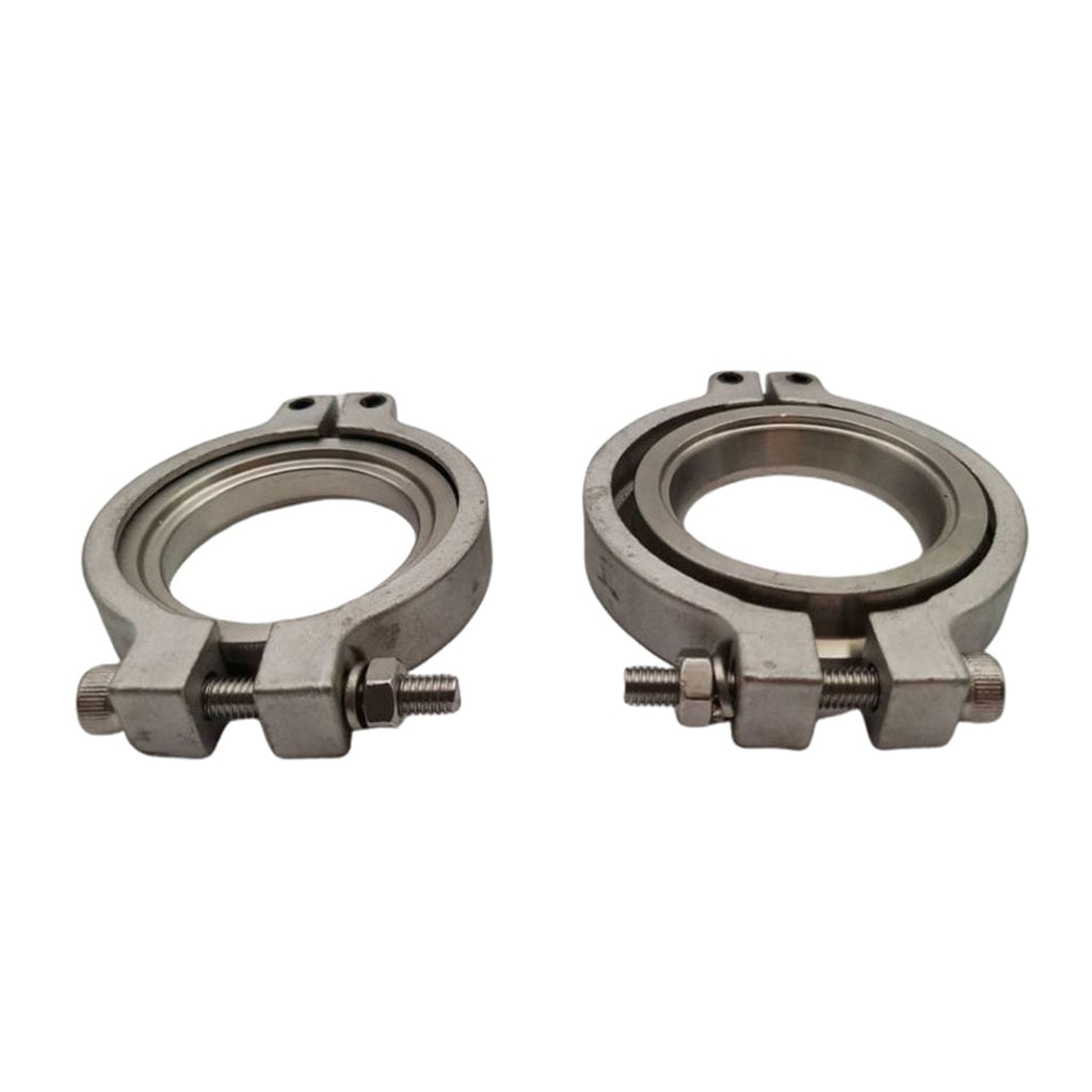 STAINLESS STEEL 44mm V Band Flang/Clamp Set For Tial WASTEGATE V-band Kit