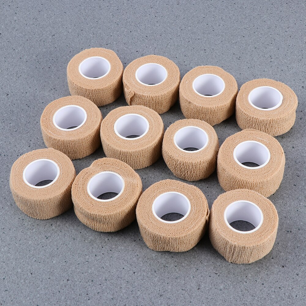 6pcs Cohesive Bandages Elastic Nonwovens Strong Self Adherent Wrap for Sports Athletic: As Shown