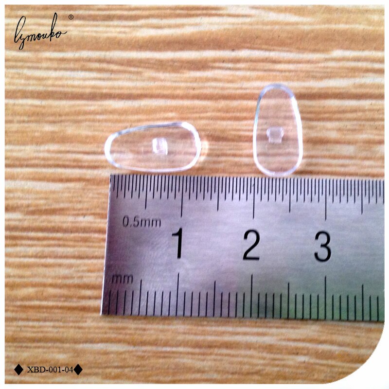 Lymouko 20Pairs/Lot PVC Eyeglass Plastic Nose Pads Lock Type Frame On Nose Pad Glasses Massage Health Care Anti-Slip Toos