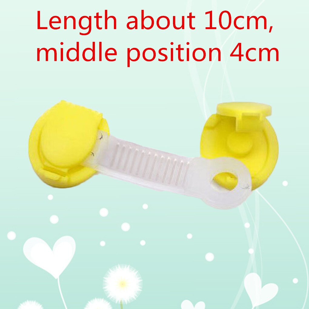 3pcs Baby Safety Drawer Cabinet Locks - Flexible Plastic Child Safety Lock: 1