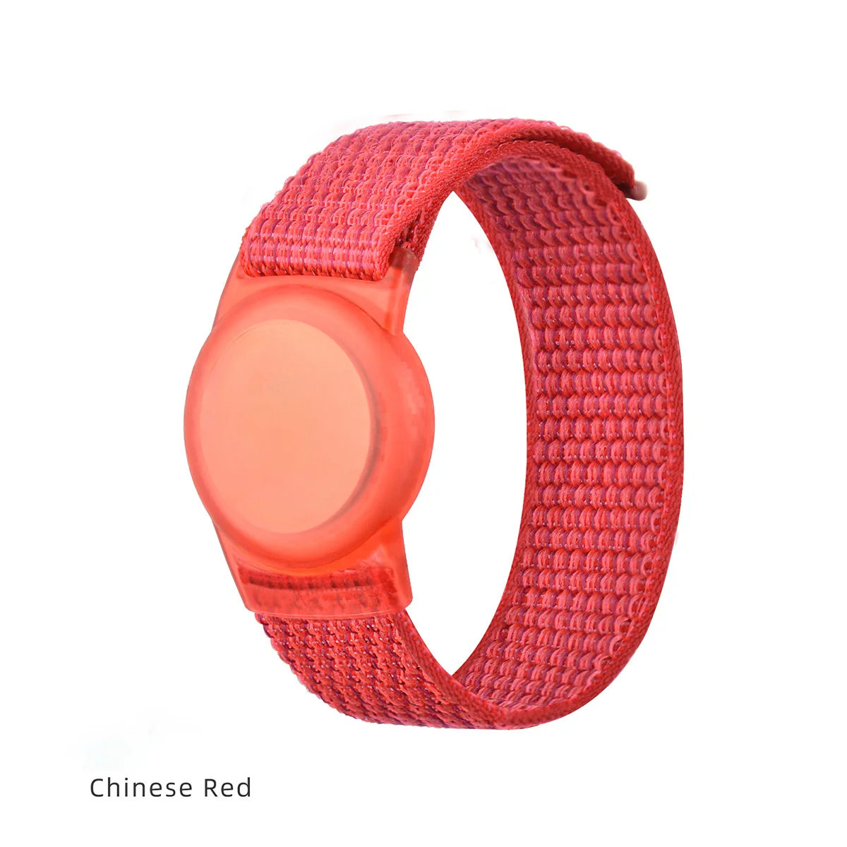 170/220mm for AirTags Bracelet Anti-lost Nylon Protective Sleeve Apple Airtag Tracking Locator Wristband Strap Bracelet: XXL / Khaki