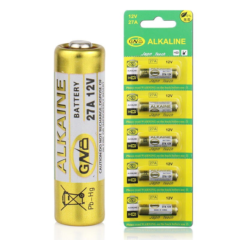 15pcs 27A 12V dry Alkaline battery 27AE 27MN A27 GP27A A27BP V27A L828 for doorbell,car alarm,walkman,car remote control etc