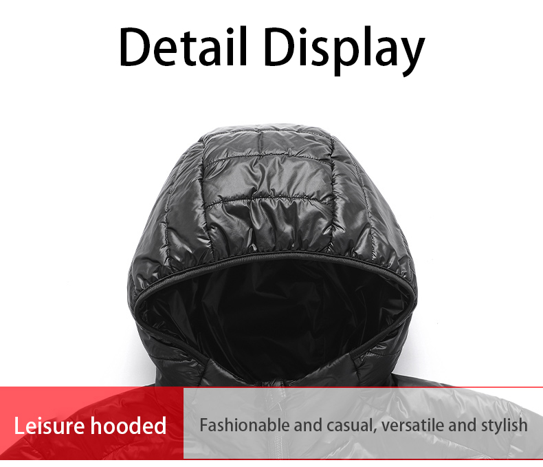 Naturehike Men's Ultra Lightweight Packable Down Jacket Water and Wind-Resistant Breathable Coat Big Size Men Hoodies Jackets
